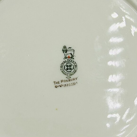 Royal Doulton The Roxbury 7.75" Square Accent Plate England Set of Two - Picture 9 of 9